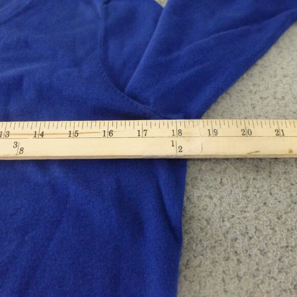 Talbots Sweater Womens Small Cardigan Button Up Blue Pima Cotton Grandma Teacher - Picture 5 of 8